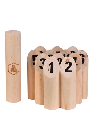 Mölkky em madeira - 13 peças - A partir dos 6 anos