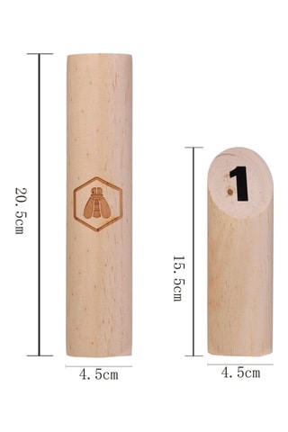 Mölkky em madeira - 13 peças - A partir dos 6 anos