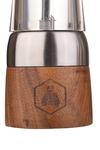 2 moinhos de pimenta e sal em madeira de acácia