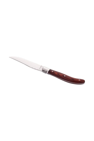 Coffret Heritage - 6 facas para bife de madeira de nogueira e aço inoxidável