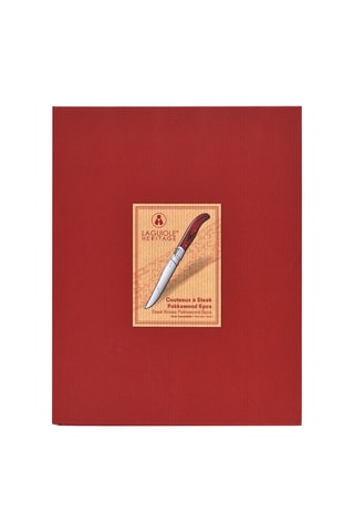 Coffret Heritage - 6 facas para bife de madeira de nogueira e aço inoxidável