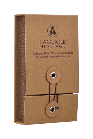 Faca multifunções em madeira de sapeli