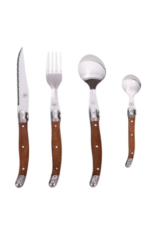 Faqueiro em aço inoxidável 24 peças