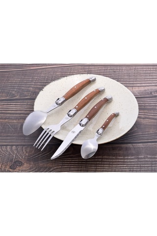 Faqueiro em aço inoxidável 24 peças