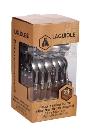 Faqueiro em aço inoxidável 24 peças