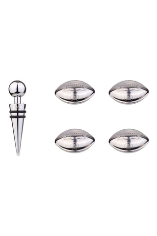 4 cubos de gelo Abeille e rolha em aço inoxidável