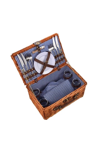 Cesto de piquenique para 4 pessoas - 21 peças