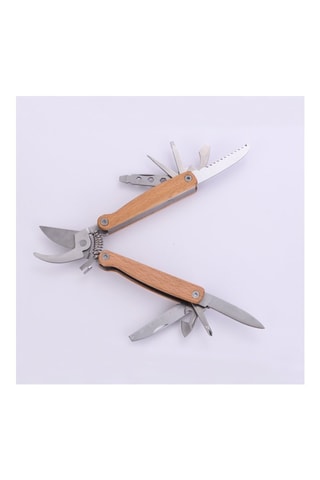 Tesoura multifunções 12 em 1 em madeira