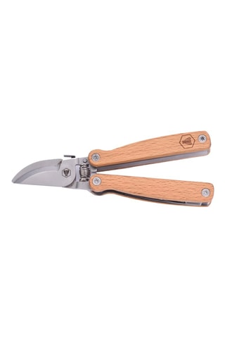 Tesoura multifunções 12 em 1 em madeira