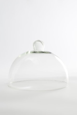 Redoma para queijos com tábua de madeira de acácia e ardósia - 25 cm