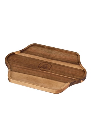 Conjunto de chá em vidro borosilicato e madeira - 4 peças