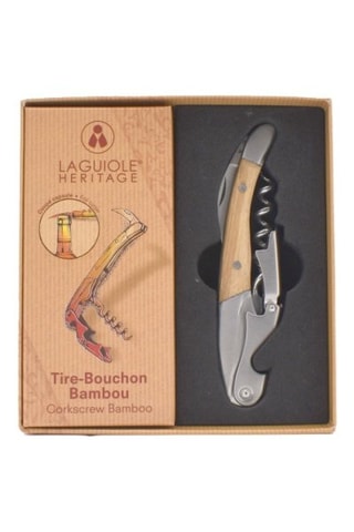 Saca-rolhas em bambu