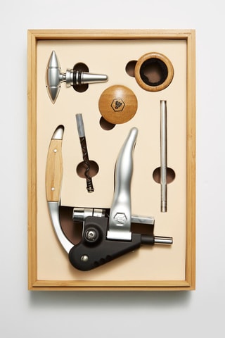 Coffret 6 acessórios para o vinho