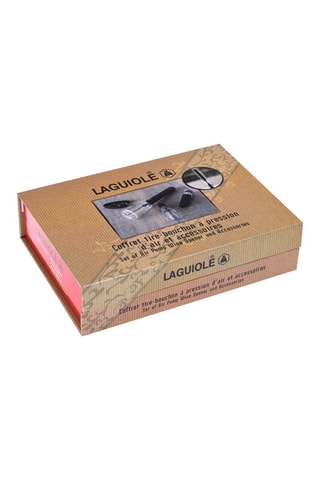 Coffret saca-rolhas de pressão de ar e acessórios - 4 peças