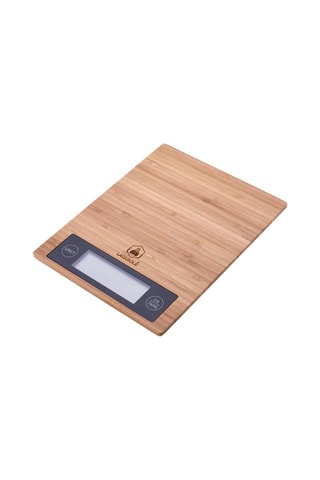 Balança de cozinha eletrónica em bambu - Até 5 kg