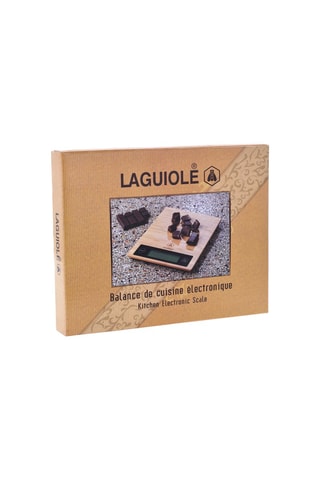 Balança de cozinha eletrónica em bambu - Até 5 kg