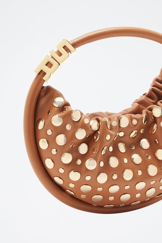 Borsa a mano in pelle - Marrone