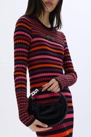 Sac à main en velours - Noir