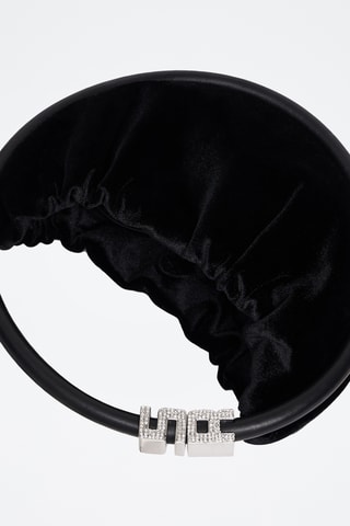 Sac à main en velours - Noir