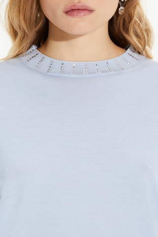 Pull en laine - Bleu