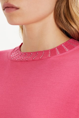 Pull en laine - Rose