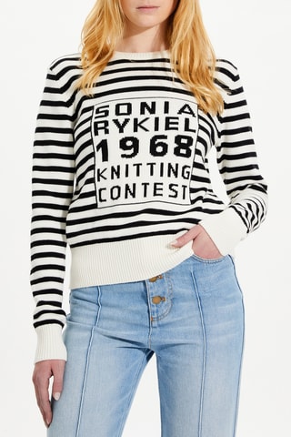 Pull - Noir et écru