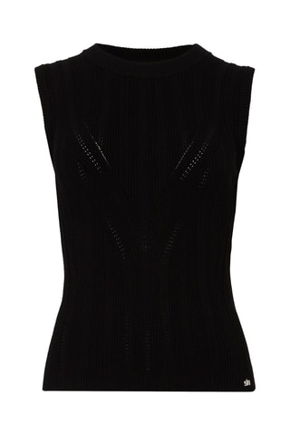 Pull sans manches - Noir