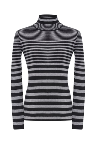 Pull en laine et mérinos - Noir