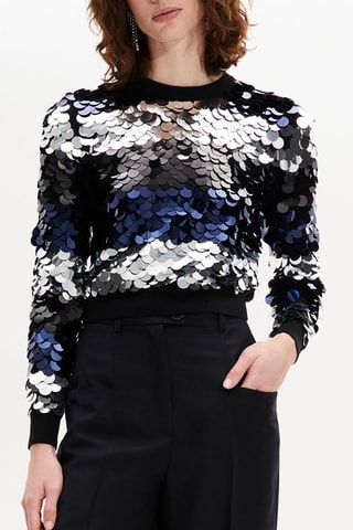 Pull en mérinos - Noir