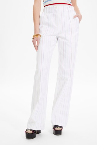 Pantalon droit - Blanc