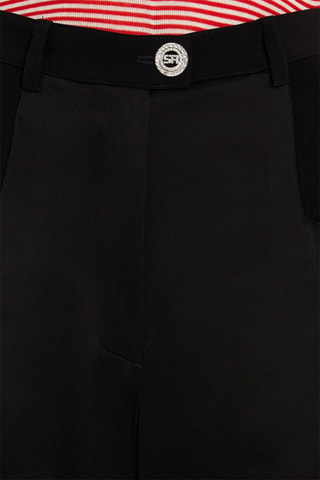 Pantalon droit taille haute - Noir