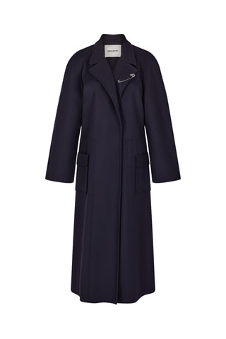 Manteau en laine - Bleu marine