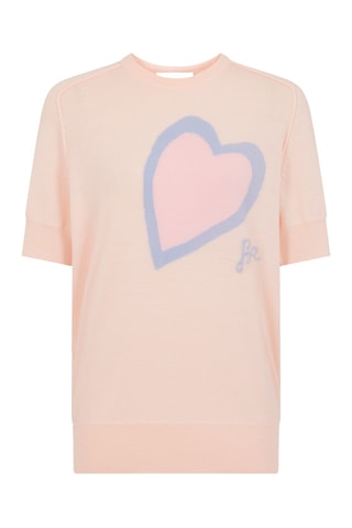 Top en laine -Saumon