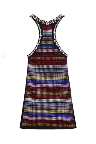 Abito a trapezio - Rosso