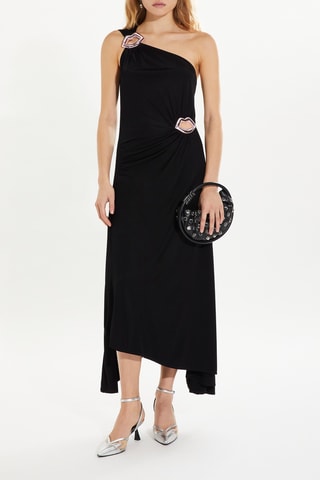 Abito asimmetrico - Nero