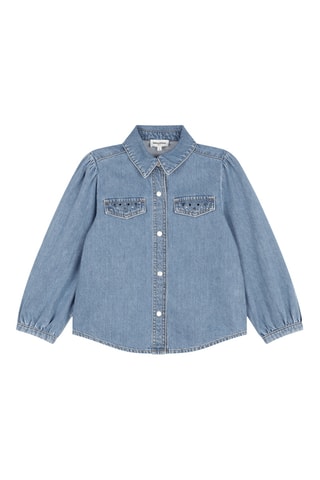 Chemisier en jean - Bleu