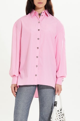 Chemise - Rose et écru