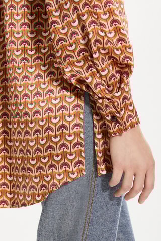 Camicia - Rosa antico e arancione