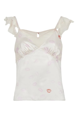 Canotta - Ecrù e rosa