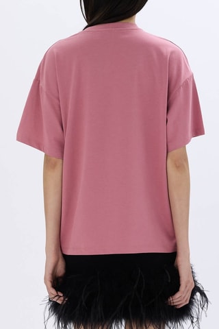 T-shirt en coton biologique -Rose