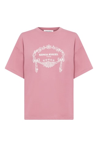 T-shirt en coton biologique -Rose