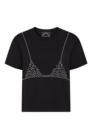 T-shirt en coton biologique -Noir