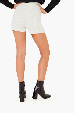 Short en laine - Blanc