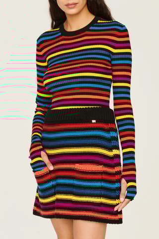 Minijupe en laine - Noir