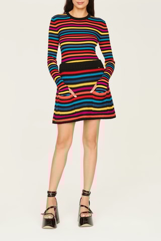 Minijupe en laine - Noir