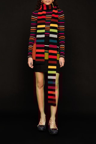 Jupe en alpaga - Noir