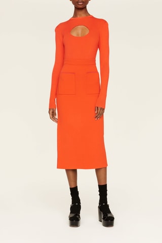 Jupe longue - Orange