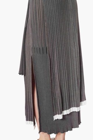 Jupe plissée - Marron