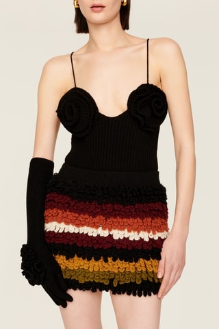 Jupe en laine - Noir