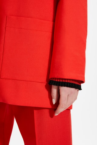 Blazer oversize en laine - Corail